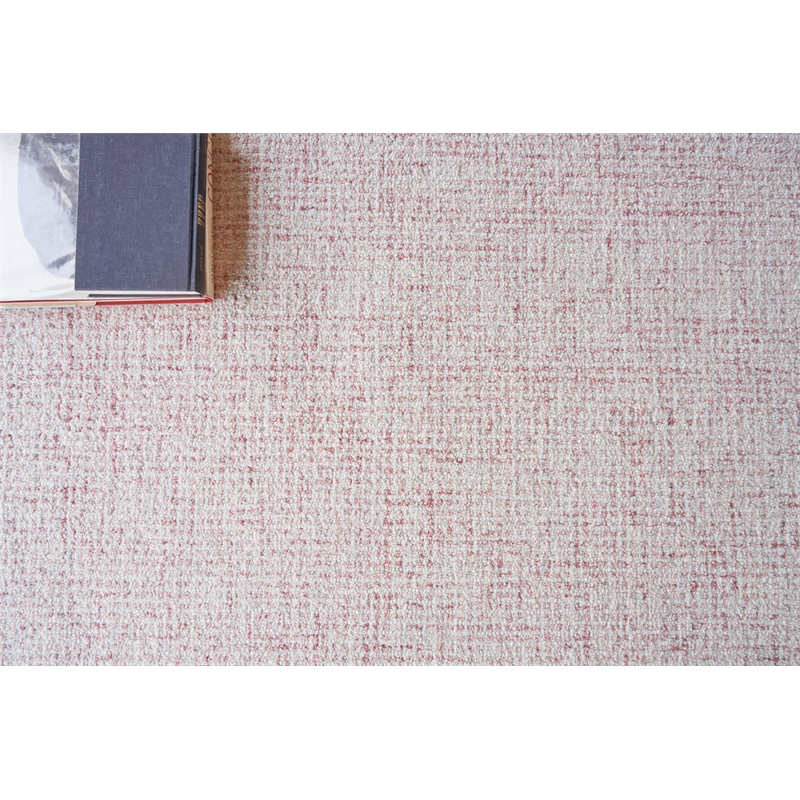 Caprice Hand-Tufted New Zealand Wool Pink/Ivory 6'x9' Area Rug