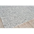 Caprice Hand-Tufted New Zealand Wool Black/Ivory 9'x12' Area Rug