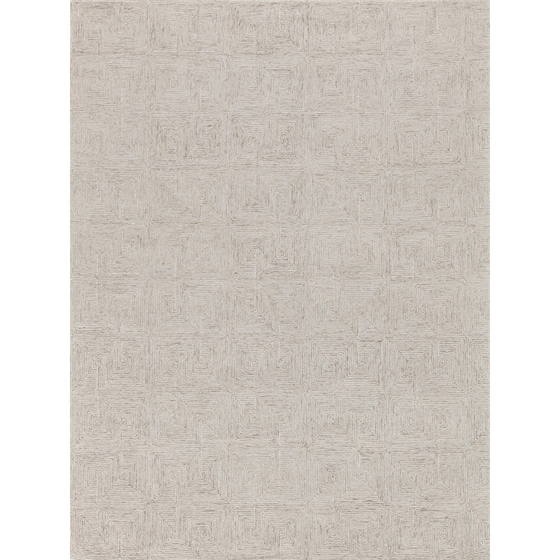 Caprice Hand-Tufted New Zealand Wool Beige/Ivory 6'x9' Area Rug