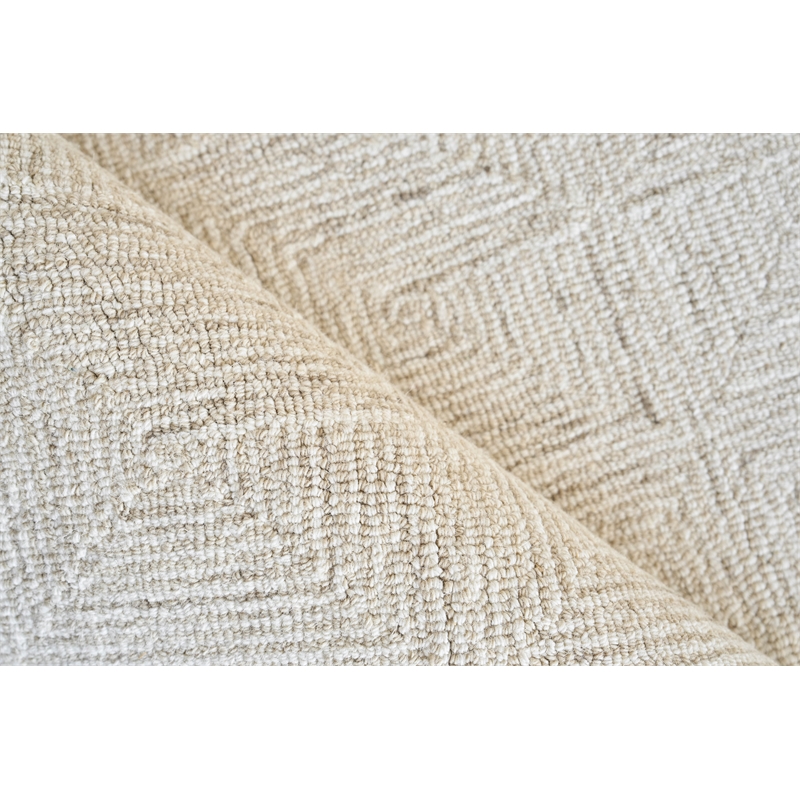 Caprice Hand-Tufted New Zealand Wool Beige/Ivory 9'x12' Area Rug