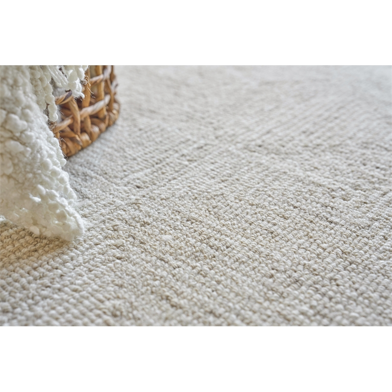 Caprice Hand-Tufted New Zealand Wool Beige/Ivory 9'x12' Area Rug