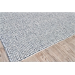 Caprice Hand-Tufted New Zealand Wool Navy Blue/Ivory 8'x10' Area Rug