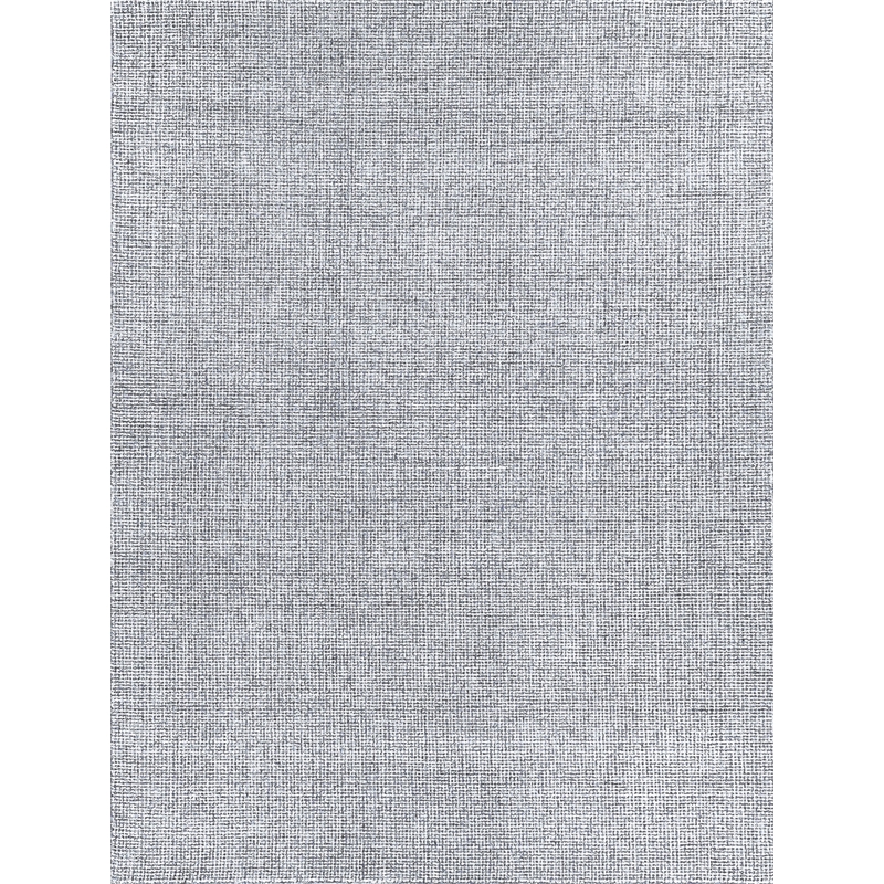 Caprice Hand-Tufted New Zealand Wool Navy Blue/Ivory 9'x12' Area Rug