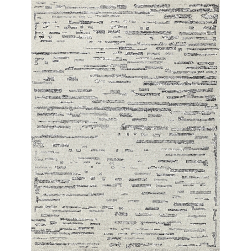 Carmel Hand-Tufted New Zealand Wool Ivory/Gray 12'x15' Area Rug