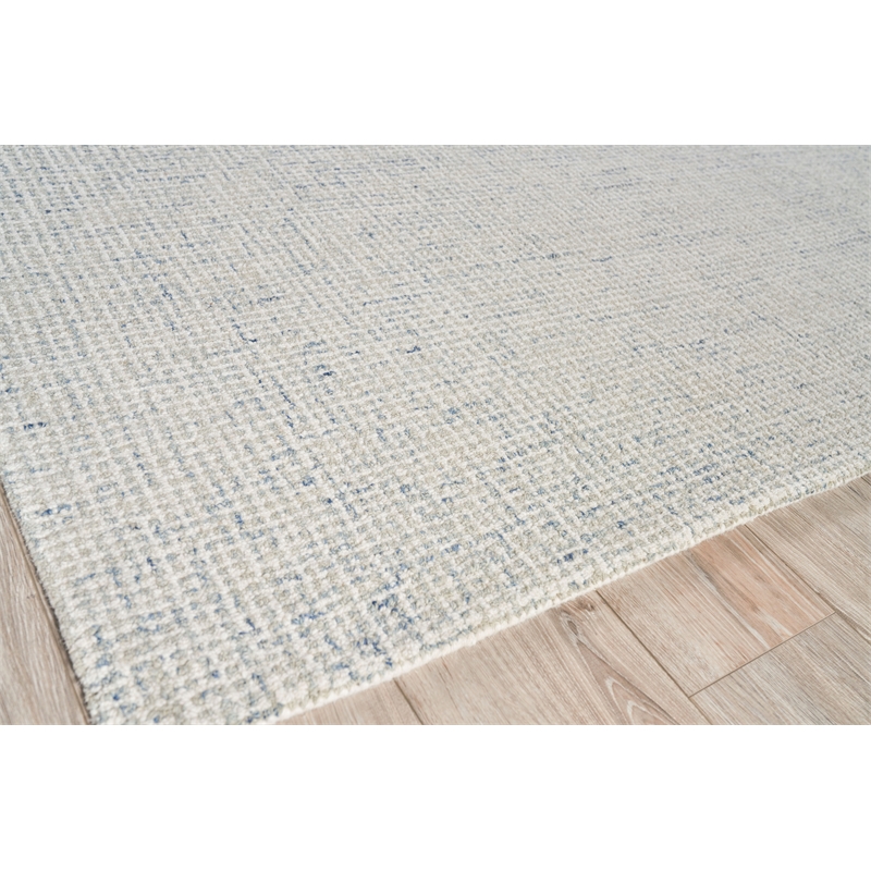 Caprice Hand-Tufted New Zealand Wool Light Blue/Ivory 5'x8' Area Rug