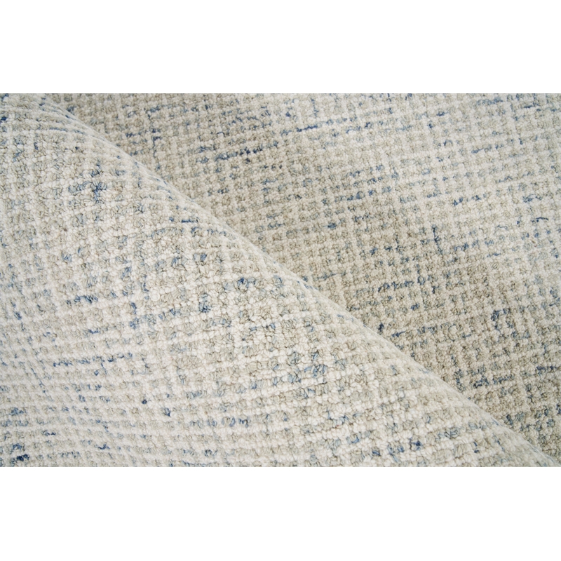 Caprice Hand-Tufted New Zealand Wool Light Blue/Ivory 9'x12' Area Rug