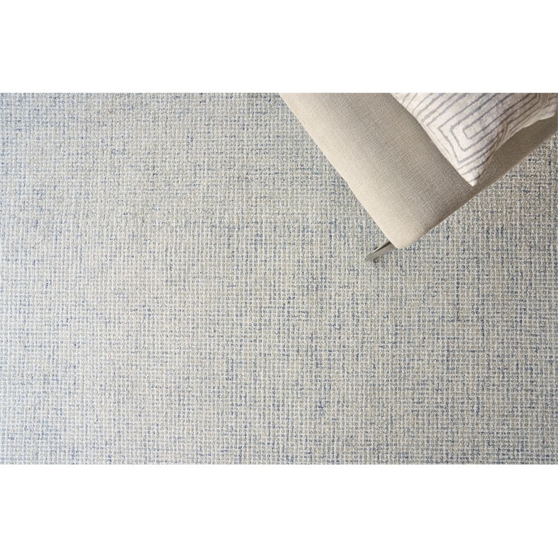 Caprice Hand-Tufted New Zealand Wool Light Blue/Ivory 9'x12' Area Rug