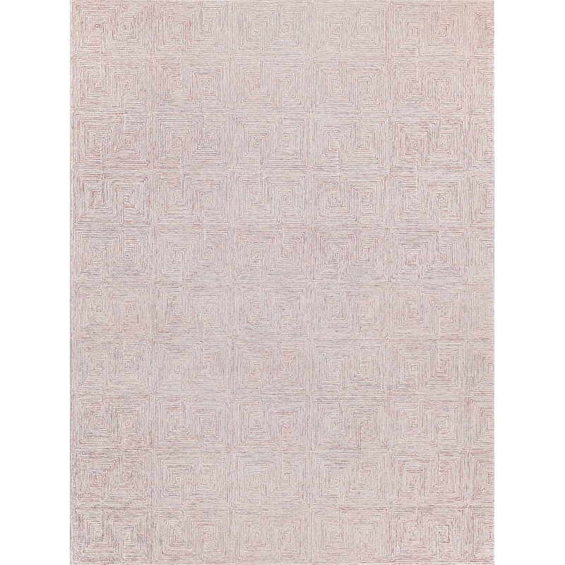 Caprice Hand-Tufted New Zealand Wool Pink/Ivory 8'x10' Area Rug