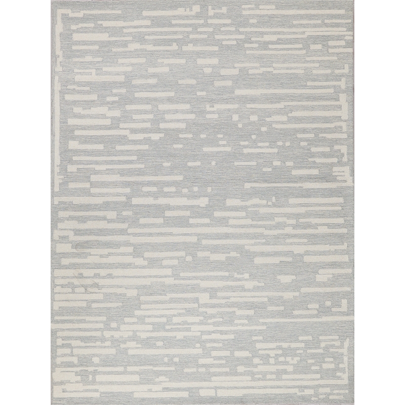 Carmel Hand-Tufted New Zealand Wool Light Gray/Ivory 12'x15' Area Rug