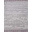 Carmel Hand-Tufted New Zealand Wool Light Gray/Ivory 5'x8' Area Rug