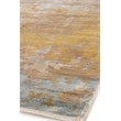 Carrera Handloomed Viscose Blue/Gold 8'x10' Area Rug