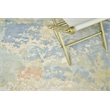 Carrera Handloomed Viscose Blue/Gold 8'x10' Area Rug