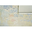 Carrera Handloomed Viscose Blue/Gold 8'x10' Area Rug