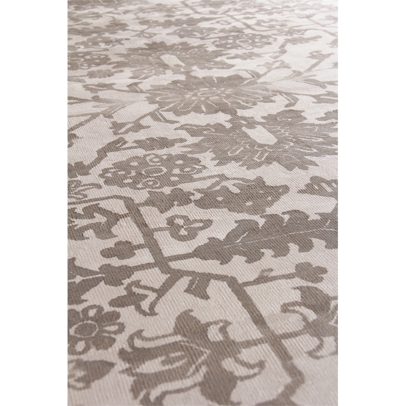 Carrera Handloomed Viscose Ash 10'x14' Area Rug