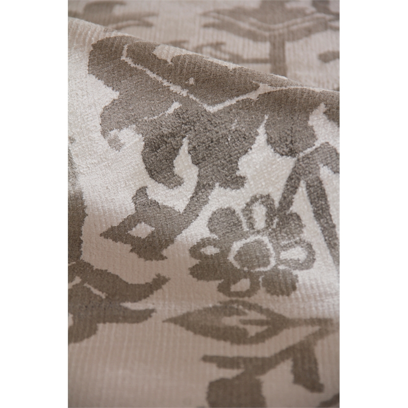 Carrera Handloomed Viscose Ash 8'x10' Area Rug