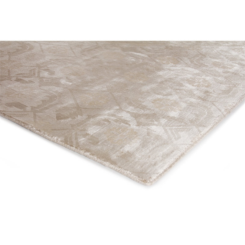 Carrera Handloomed Viscose Ivory 8'x10' Area Rug