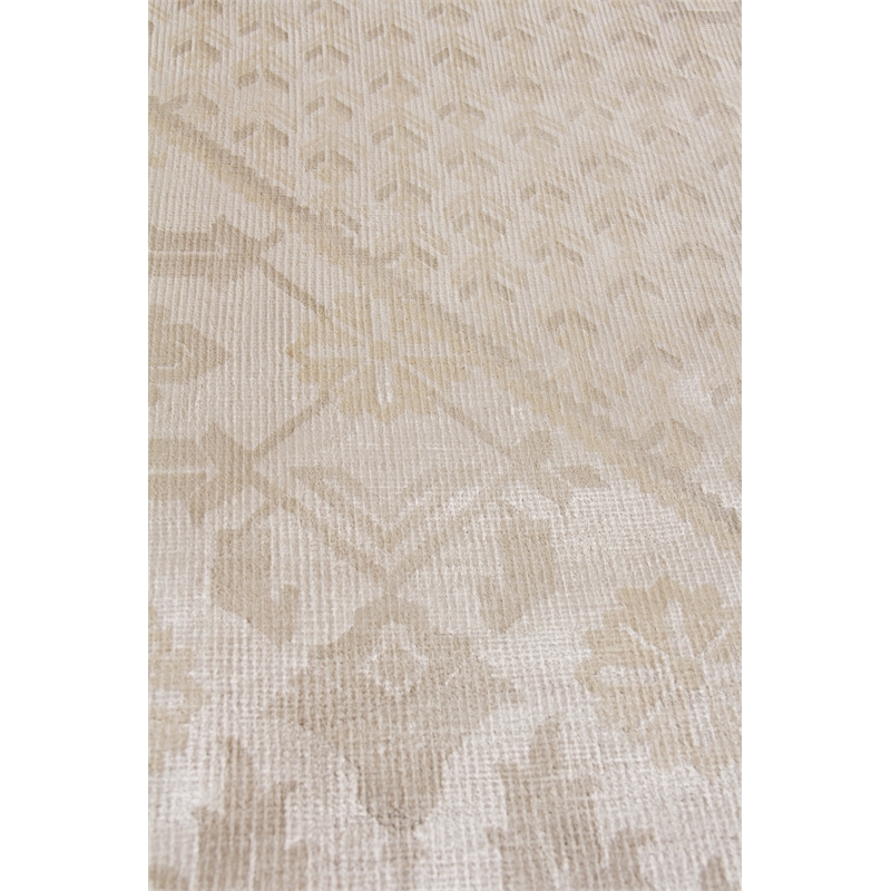 Carrera Handloomed Viscose Ivory 8'x10' Area Rug