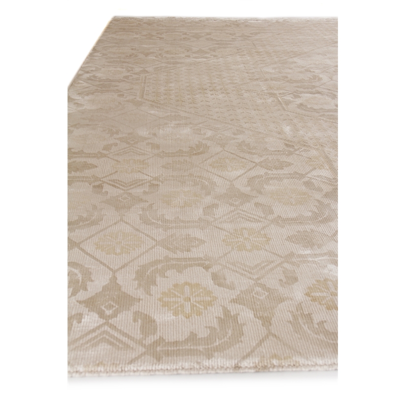Carrera Handloomed Viscose Ivory 8'x10' Area Rug