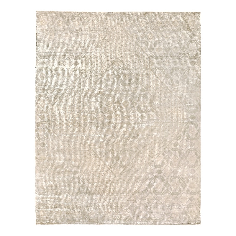 Carrera Handloomed Viscose Ivory 8'x10' Area Rug