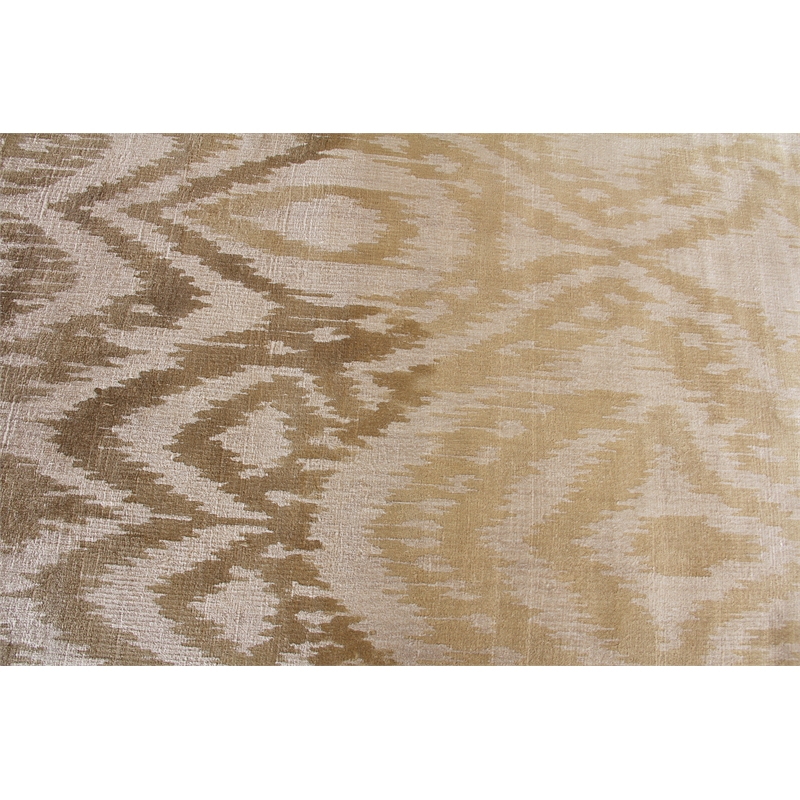 Carrera Handloomed Viscose Beige 8'x10' Area Rug