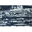 Carrina Hand-Knotted Wool/Bamboo Silk Navy/Silver 6'x9' Area Rug