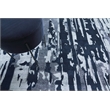 Carrina Hand-Knotted Wool/Bamboo Silk Navy/Silver 6'x9' Area Rug