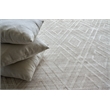 Castelli Handloomed Bamboo Silk/Wool Light Beige 12'x15' Area Rug