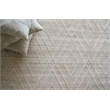 Castelli Handloomed Bamboo Silk/Wool Light Beige 12'x15' Area Rug