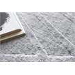 Castelli Handloomed Bamboo Silk/Wool Light Silver 10'x14' Area Rug