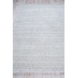 Castelli Handloomed Bamboo Silk/Wool Light Silver 9'x12' Area Rug