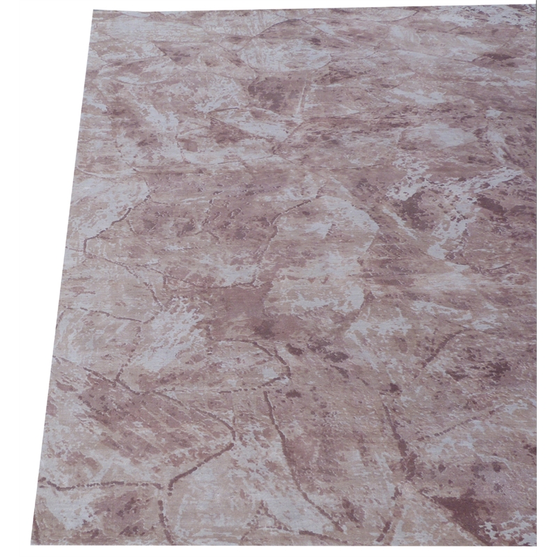 Cassina Handloomed Bamboo Silk Rust 8'x10' Area Rug
