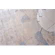 Cassina Handloomed Bamboo Silk Gray/Blue 6'x9' Area Rug