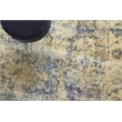 Cassina Handloomed Bamboo Silk Blue/Beige 10'x14' Area Rug
