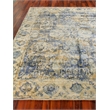 Cassina Handloomed Bamboo Silk Blue/Beige 12'x15' Area Rug