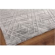 Castelli Handloomed Bamboo Silk/Wool Gray 14'x18' Area Rug