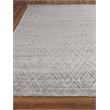 Castelli Handloomed Bamboo Silk/Wool Gray 14'x18' Area Rug