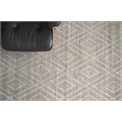 Castelli Handloomed Bamboo Silk/Wool Gray 14'x18' Area Rug