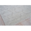 Castelli Handloomed Bamboo Silk/Wool Light Silver 10'x14' Area Rug