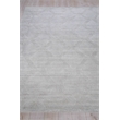 Castelli Handloomed Bamboo Silk/Wool Light Silver 12'x15' Area Rug