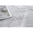 Castelli Handloomed Bamboo Silk/Wool Light Silver 6'x9' Area Rug