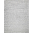 Castelli Handloomed Bamboo Silk/Wool Light Silver 9'x12' Area Rug