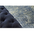 Cassina Handloomed Bamboo Silk Denim/Beige 10'x14' Area Rug