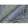 Cassina Handloomed Bamboo Silk Denim/Beige 12'x15' Area Rug