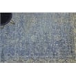 Cassina Handloomed Bamboo Silk Denim/Beige 8'x10' Area Rug