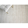 Castelli Handloomed Bamboo Silk/Wool Light Beige 12'x15' Area Rug