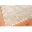 Cassina Handloomed Bamboo Silk Blue 8'x10' Area Rug