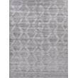 Castelli Handloomed Bamboo Silk/Wool Gray 10'x14' Area Rug