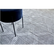 Castelli Handloomed Bamboo Silk/Wool Gray 8'x10' Area Rug