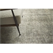 Cassina Handloomed Bamboo Silk Charcoal/Green 9'x12' Area Rug