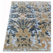 Cassina Handloomed Bamboo Silk Silver/Gold 8'x10' Area Rug
